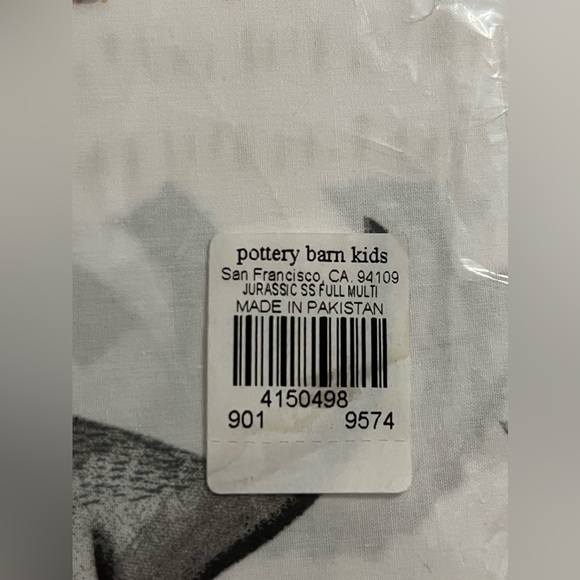 Pottery Barn kids Jurassic Organic Sheets - Picture 4 of 4